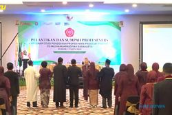 ITS PKU Muhammadiyah Solo Lantik dan Ambil Sumpah 165 Ners, Ini Pesan Rektor