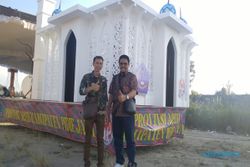 Berkonsep Masjid, Mobil Hias Pidie Jaya Aceh Bentuk Terima Kasih ke Jokowi