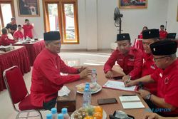 Jelang Penutupan, Setyo Sukarno Mendaftar Calon Bupati di DPC PDIP Wonogiri