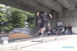 Skatepark di Bawah Flyover Purwosari tak Sekadar Wahana Bermain Skateboard