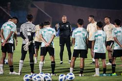 Latihan Timnas U-16 Jelang Lawan Laos di Laga ke-3 Grup A Piala AFF U-16