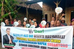 Kompak! Relawan Sedulur Mas Dar Klaten Deklarasi Serentak di 19 Kecamatan