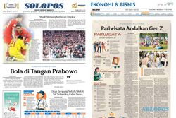 Solopos Hari Ini : Bola di Tangan Prabowo