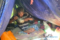 Tak Mau Susahkan Keluarga, Pardi Tinggal Sendiri di Tenda Dekat Boyolali Hills