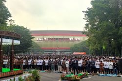 Tumplek Blek, 35.000 Jemaah MTA Ikuti Salat Iduladha di Stadion Manahan Solo