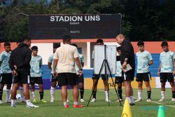 Latihan Timnas U-16 Jelang Laga Perebutan Juara 3 Piala AFF U-16 Lawan Vietnam