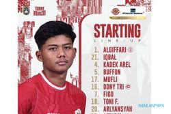 Arkhan Kaka Dimainkan sejak Awal, Ini Starting Line Up Timnas U-19 vs Filipina