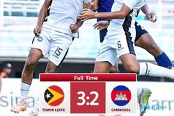 Piala AFF U-19: Tumbangkan Kamboja 3-2, Timor Leste Pimpin Klasemen Grup A