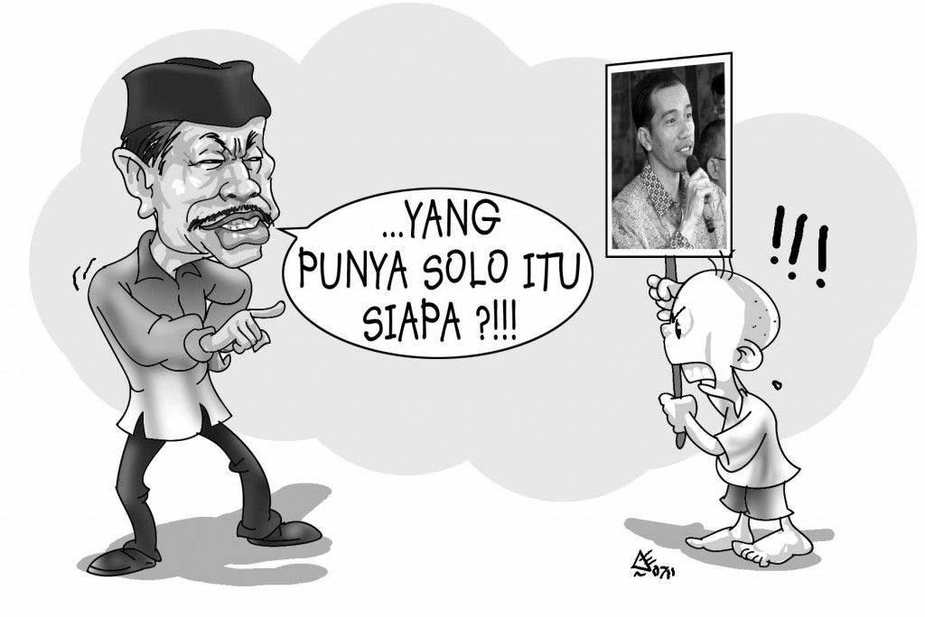 jokowi dan megawati karikatur