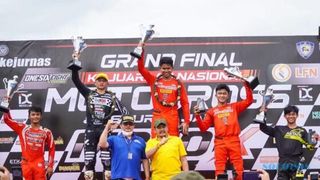 Crosser Astra Honda Dominasi Gelar Juara di Kejurnas Motocross