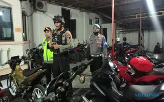 Kapok! Ratusan Motor Berknalpot Brong Disita di Solo, Pemilik Pulang Jalan Kaki