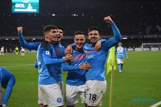Hasil Liga Italia: Napoli Kukuh di Puncak seusai Atasi AS Roma 2-1