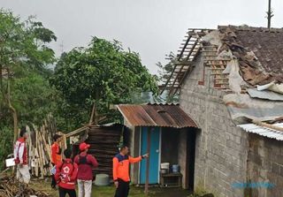 Puting Beliung Terjang Gladagsari dan Selo Boyolali, Puluhan Rumah Rusak